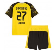 Borussia Dortmund Karim Adeyemi #27 Koszulka Podstawowa dzieci 2025-26 Krótki Rękaw (+ krótkie spodenki)